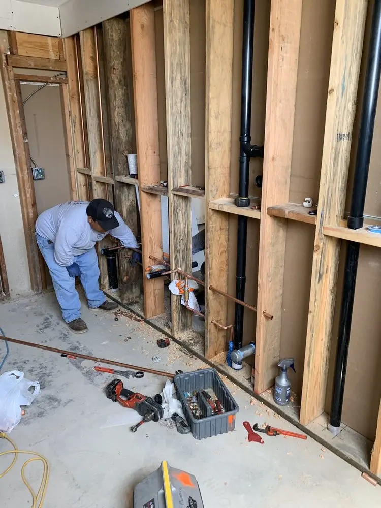 Commercial rough-in plumbing for Gas Line Repair in Woodland Hills